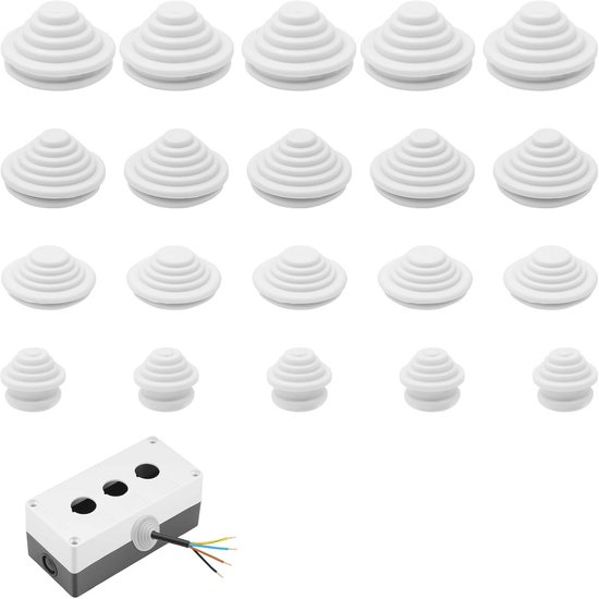 EXCITAT Connector - Kabelconnector - Waterdicht - Voor Kabels Met Een Diameter Van 5 12 Mm Zwart