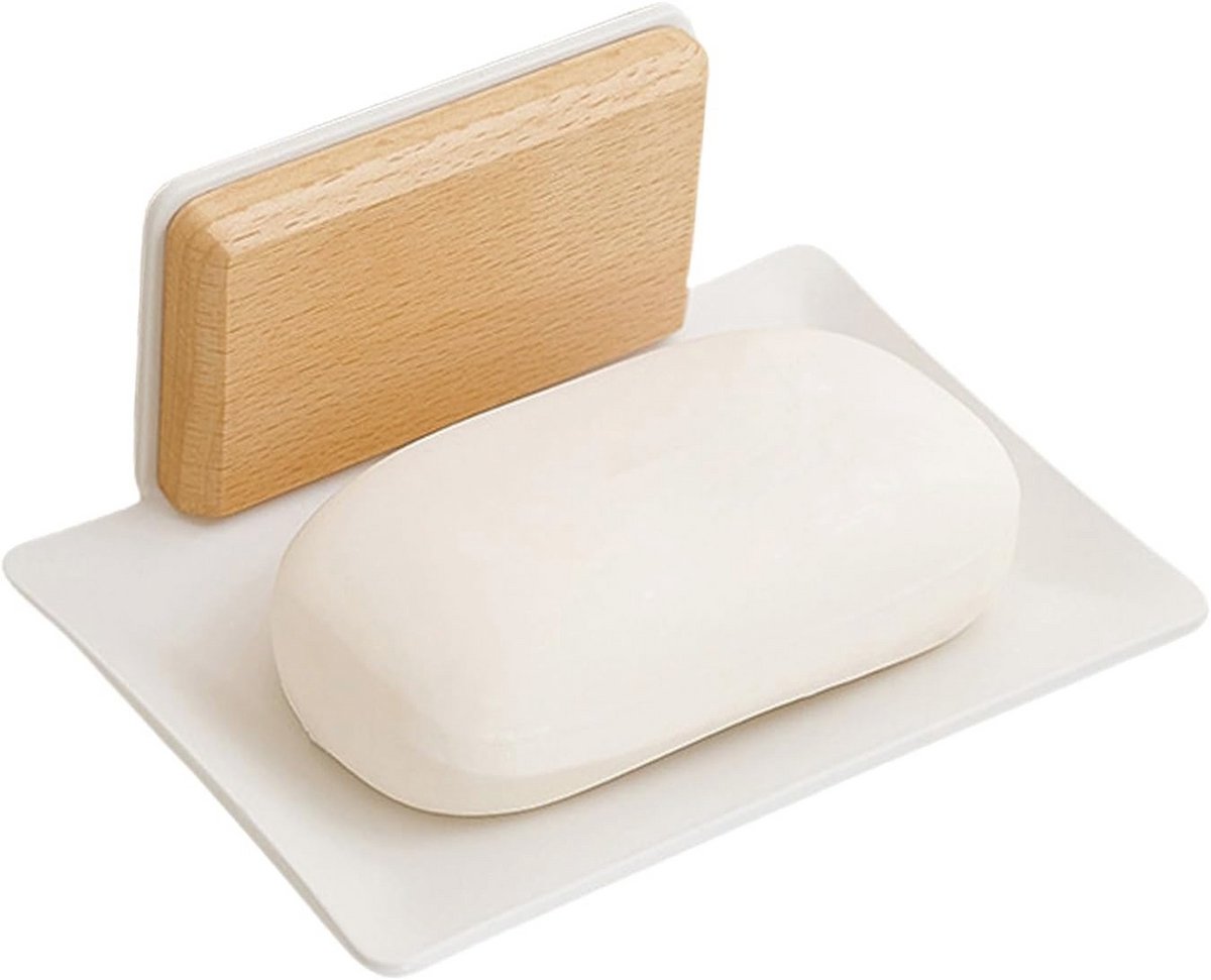 Zeephouder zonder boren, Roestvrij Staal, Zelfklevend, Wandmontage voor Badkamer en Keuken