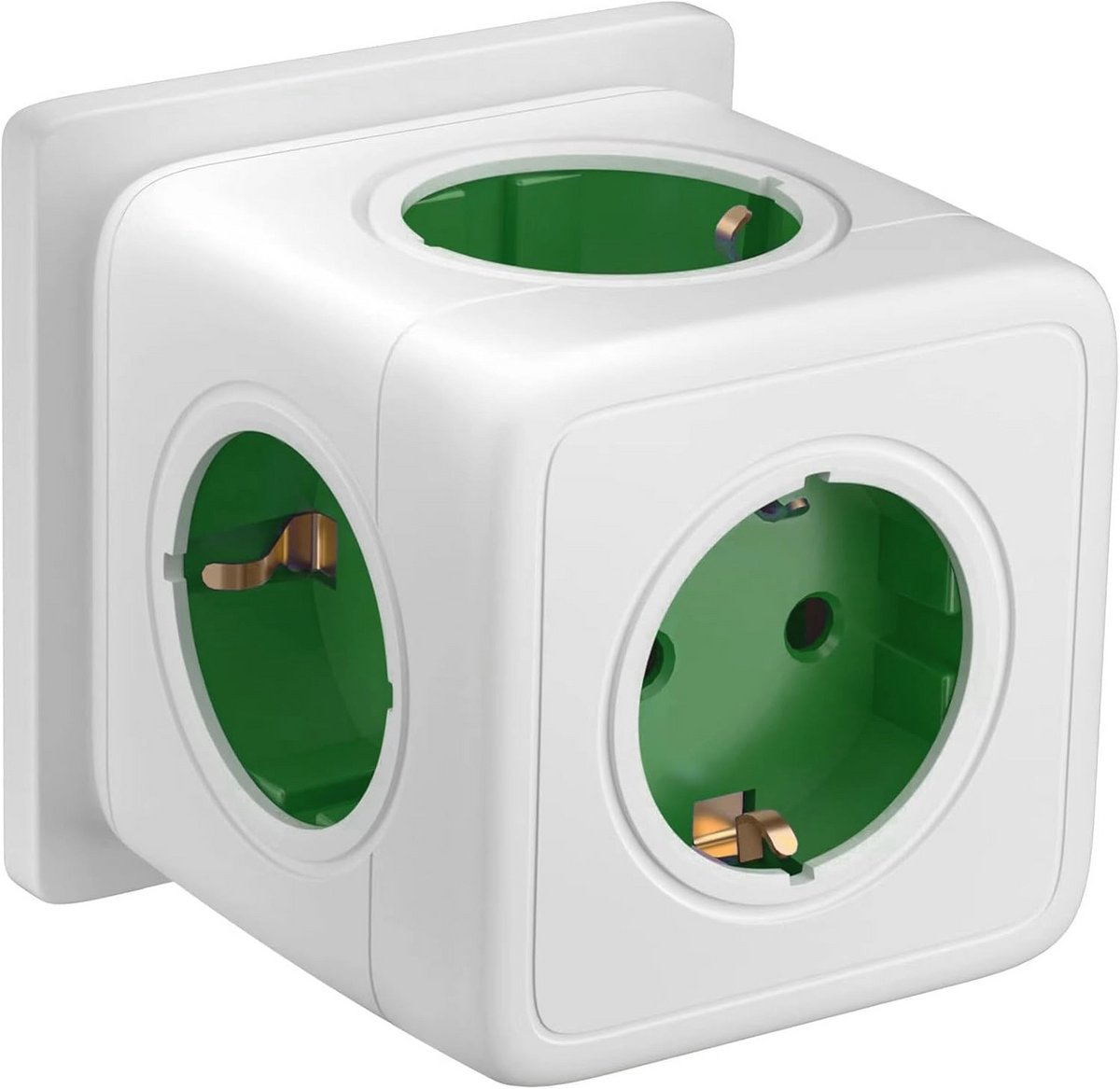 5-in-1 stekkerblok - Meervoudig stopcontact met 5 poorten voor telefoon, huis, keuken en kantoor - 3680 W