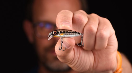 Spro Iris The Kid Fast Sinking 4.8cm - 6.3g (diepte: 30-100+cm) - Kleur : Rainbow Trout — afbeelding 4
