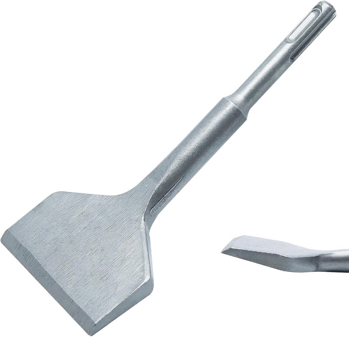 SDS Plus Tegelbeitel - 30° Hoek, 168 x 75 mm - Onbreekbaar en Ideaal voor Tegelverwijdering en Hechte Tegellijm