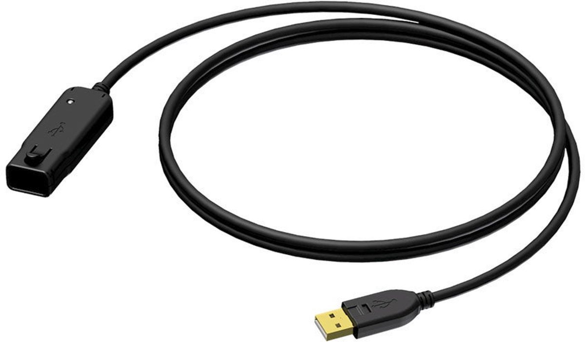 Procab BXD602/12 actieve USB-extender kabel 12 meter