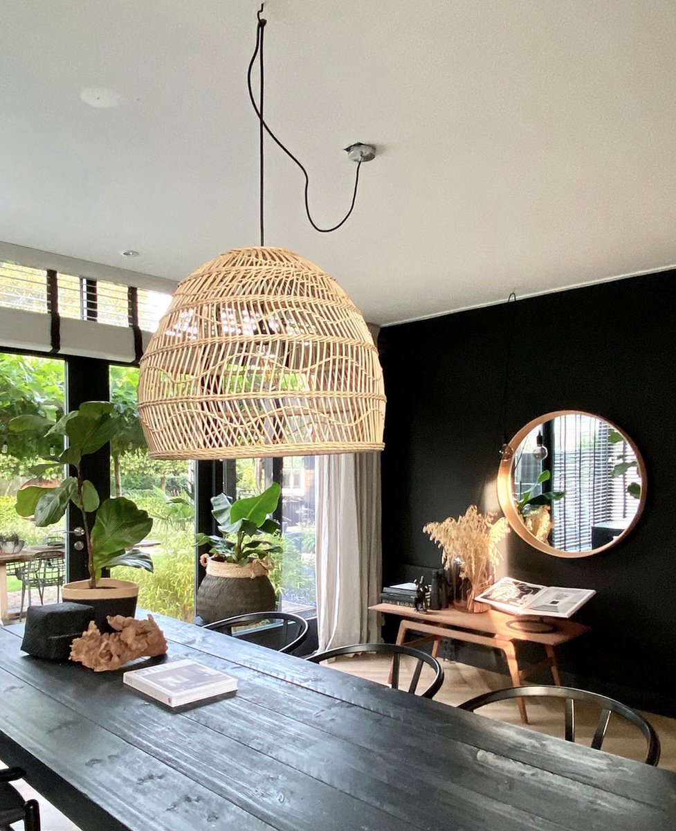 Rotan Hanglamp Liv Naturel - Ø50xH40 cm