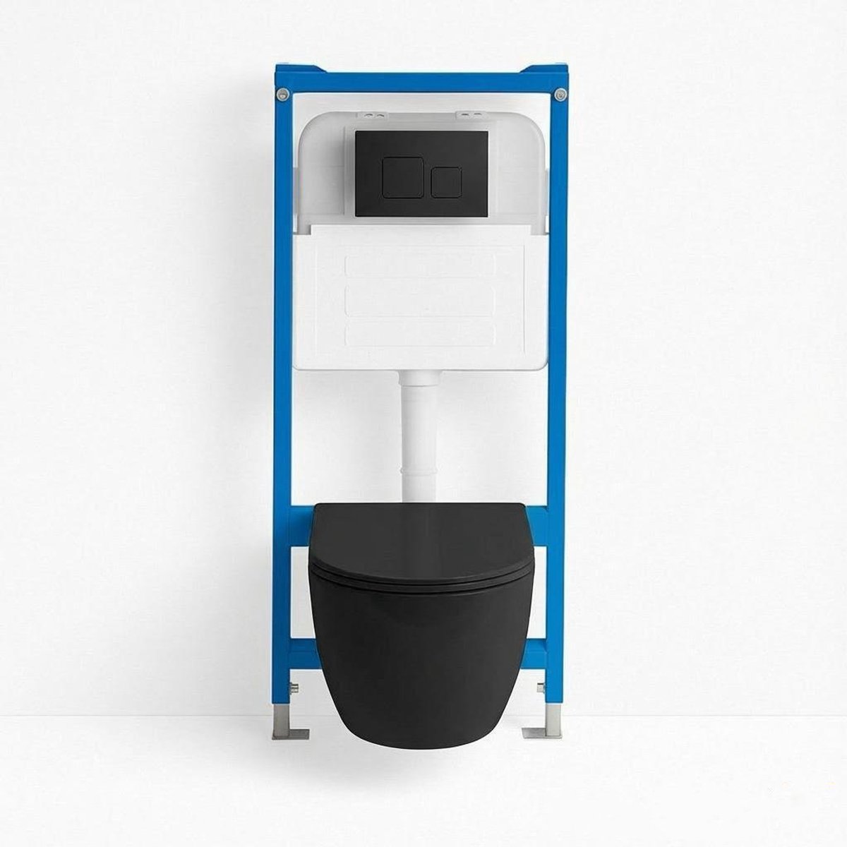 Toledo Hangtoilet met Softclose Zitting - Zwart