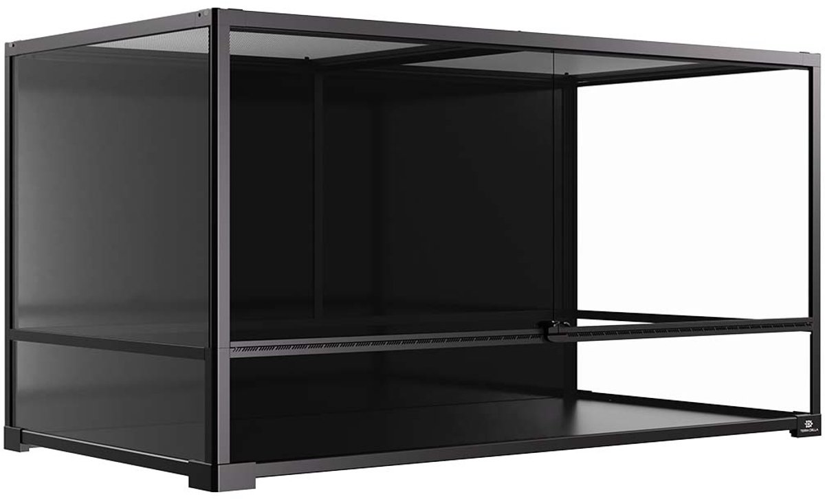 Knockdown terrarium glas 112 x 60 x 60CM voor reptielen, amfibieën en insecten