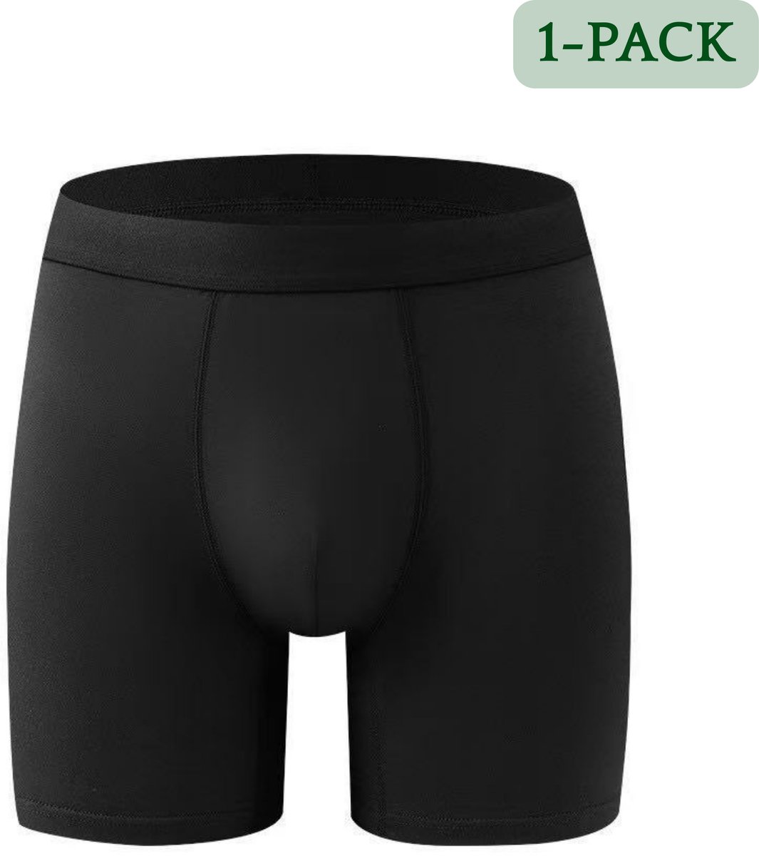 Hipperboo® Bamboe Onderbroeken - Maat L - 1 Paar - Zwart - Boxershorts - Boxers - Zonder opening - Heren Ondergoed