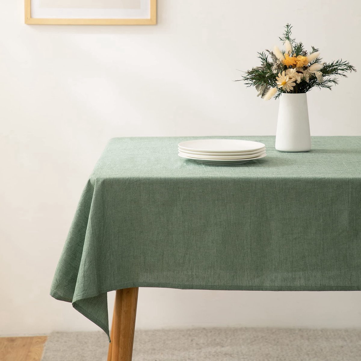 Stunq® Tafelkleed 140x180 cm - Linnenlook Katoen,