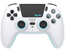 Freaks and Geeks Draadloze Controller - Hall Effect - Bewegingssensor - Vibratie - Wit - PS5