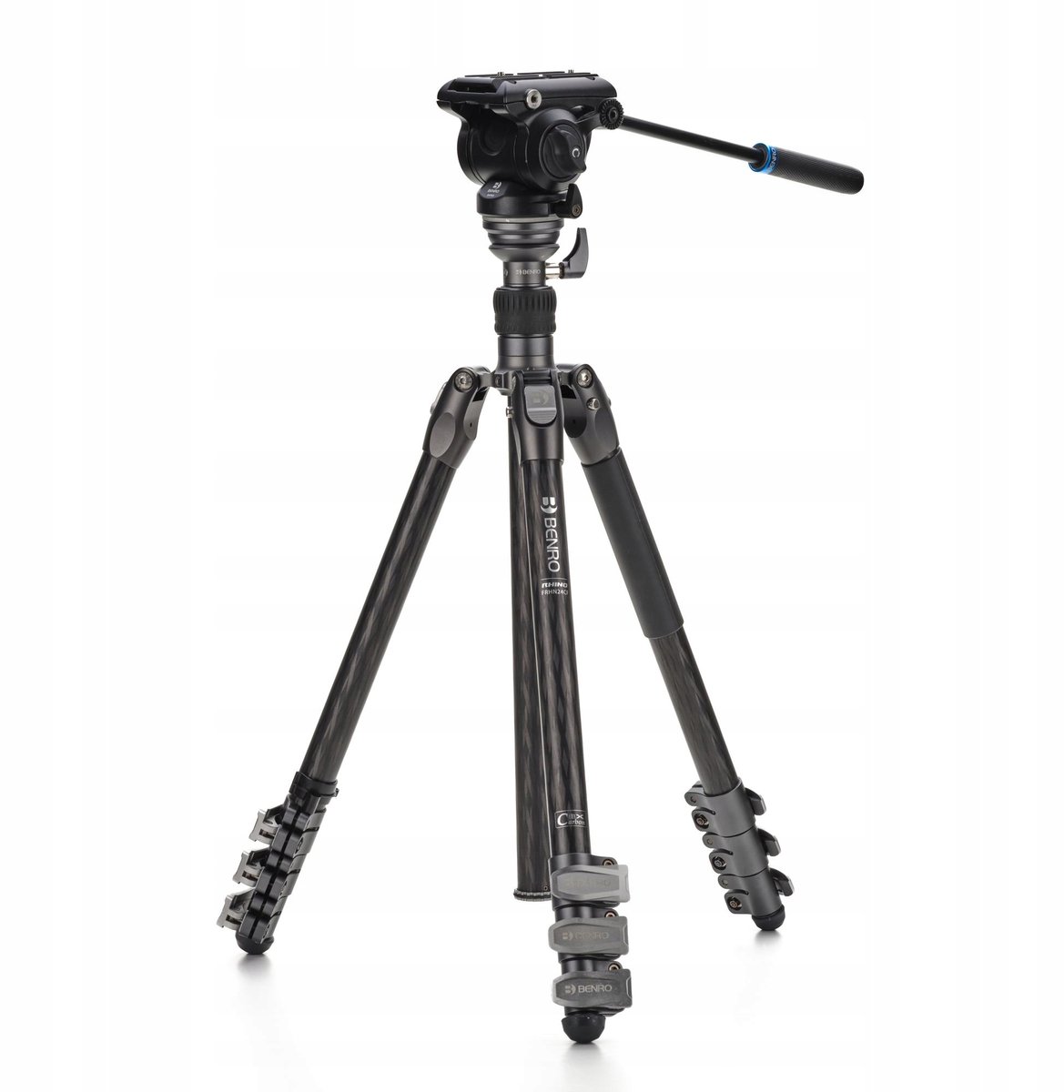 Benro Rhino 24CS4PRO Carbon Statief met S4Pro Video Cop