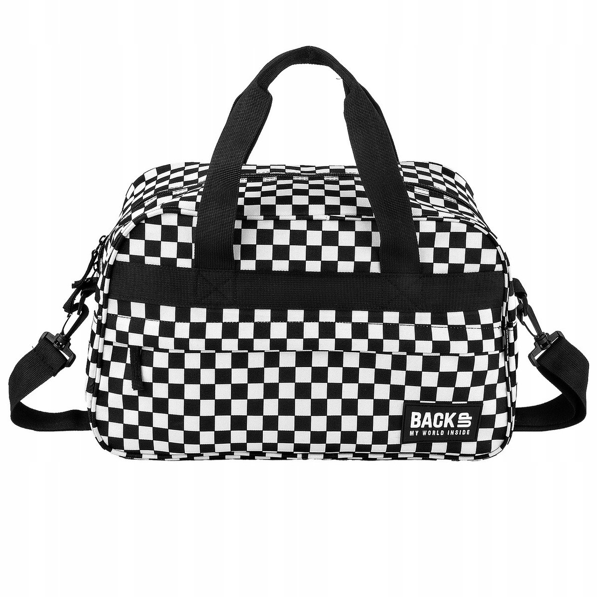 Backup Sporttas 20L Zwart-Wit Schakering - Zwembad & Handbagage