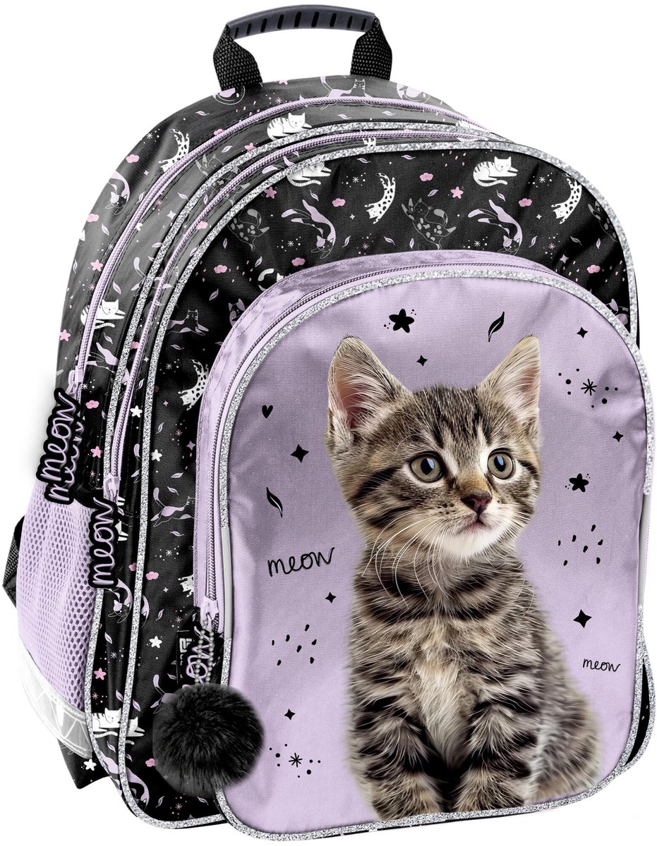 PASO Rugzak Poesje - 38 x 29 x 16 cm - Polyester