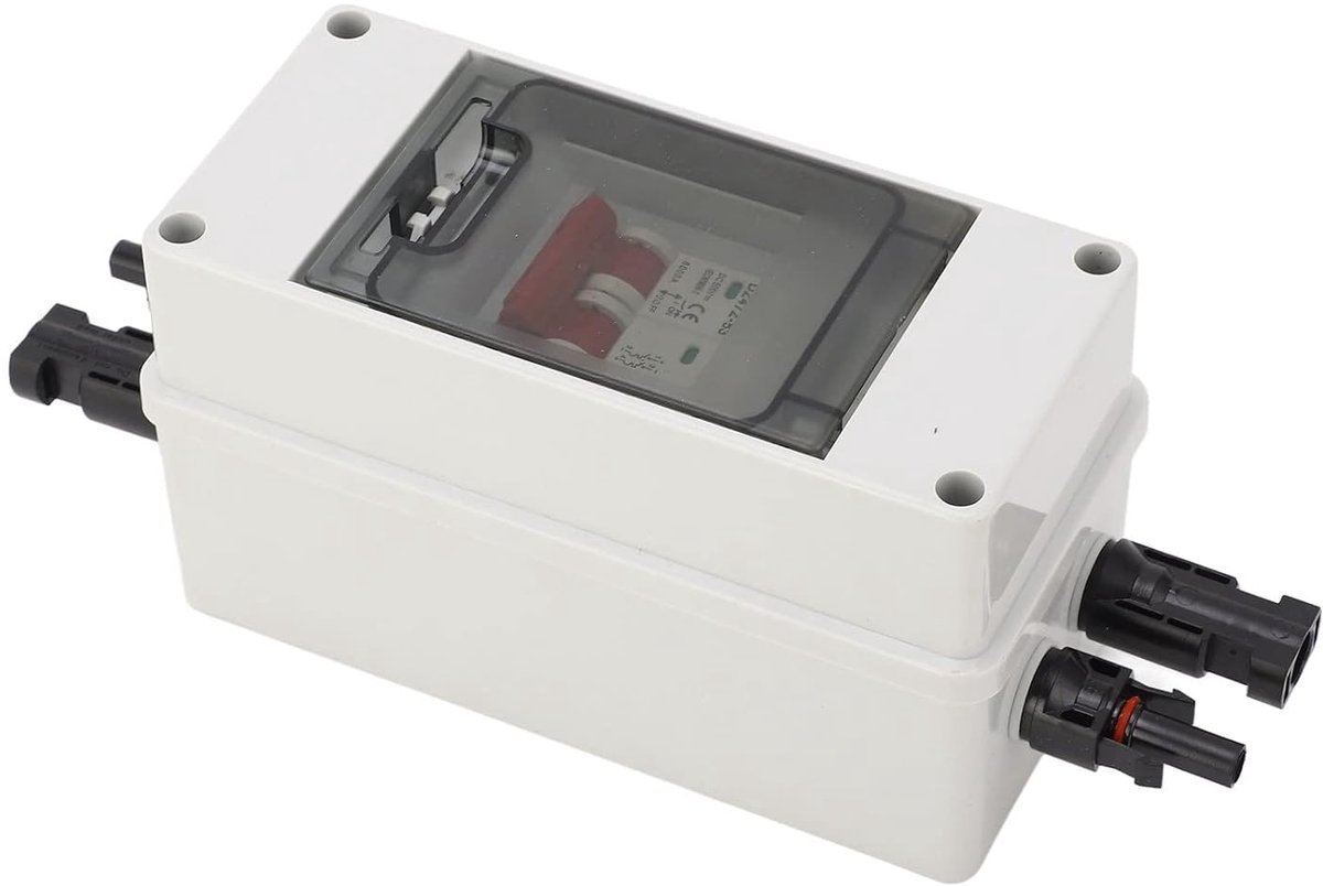 Disconnect Switch - DC500V - 1 String Solar Combiner Box - Eenvoudige Installatie - Hoge Betrouwbaarheid - IP65 Waterdicht - Circuitbescherming voor Energieopwekkingssysteem - 40A