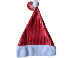 Kerstmuts - Geschikt voor kinderen - Klassieke variant kerstmuts - Kerstmuts kind - Met zachte rand en pompon - Kerstmis
