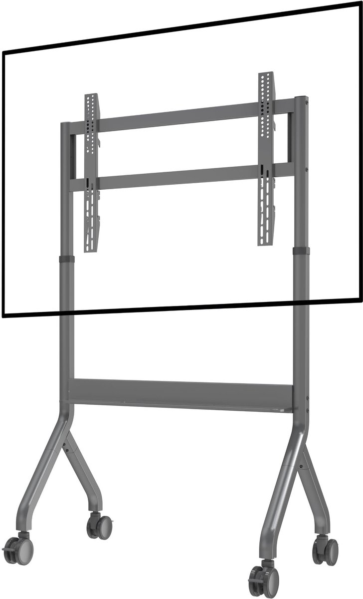 Unyqoos® Rolbare en verstelbare tv-standaard voor schermen tot 90 inch