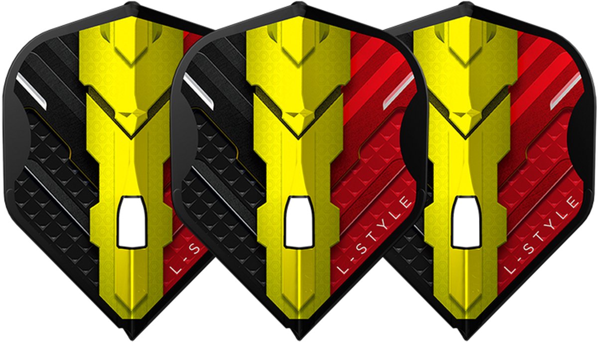 L-Style L1 Pro V-Series V1 Belgium Black - Dart Flights
