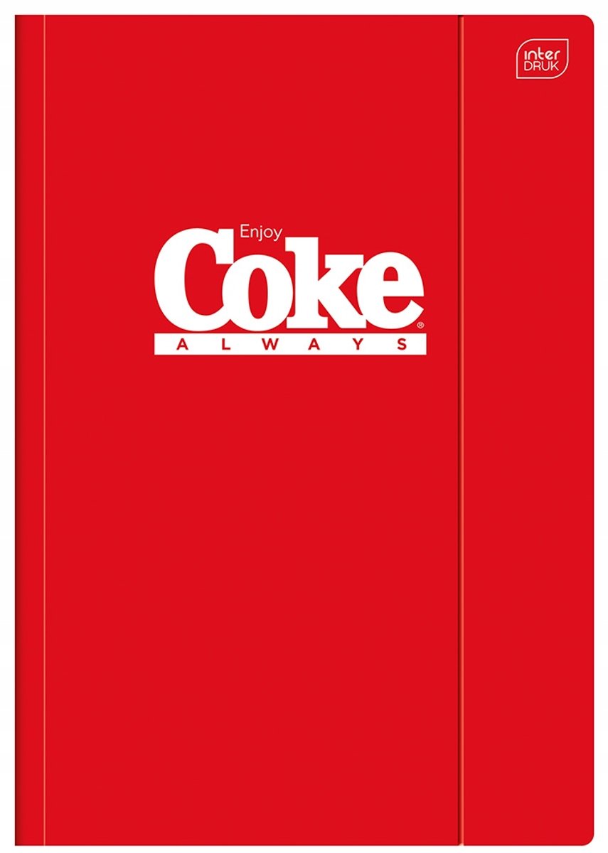 Coca-Cola Tekstmap A4 met Elastiek - Kleurrijk & Praktisch