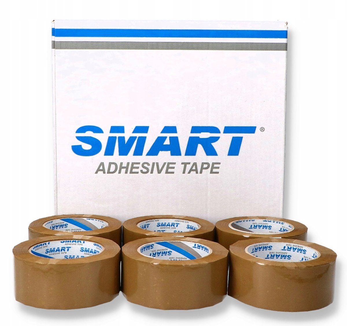 Smart Pakkingtape 48mm x 66yd - Bruin - 36 Rollen - Oplosmiddellijm