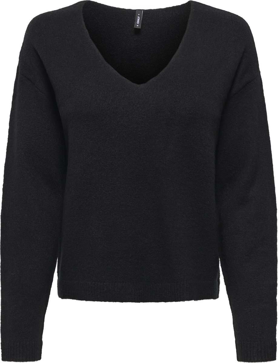 ONLY - ONLVEONI LS V-NECK OC KNT Dames Trui
