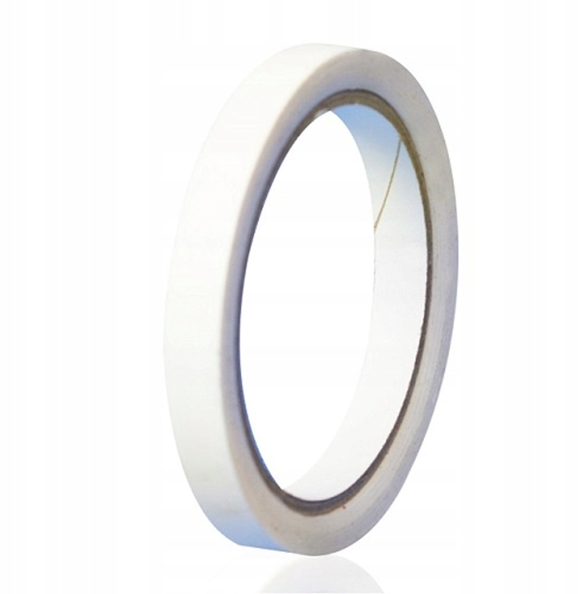 PVC Afplaktape 12mm 60m Wit - Voor Zakken en Verpakkingen