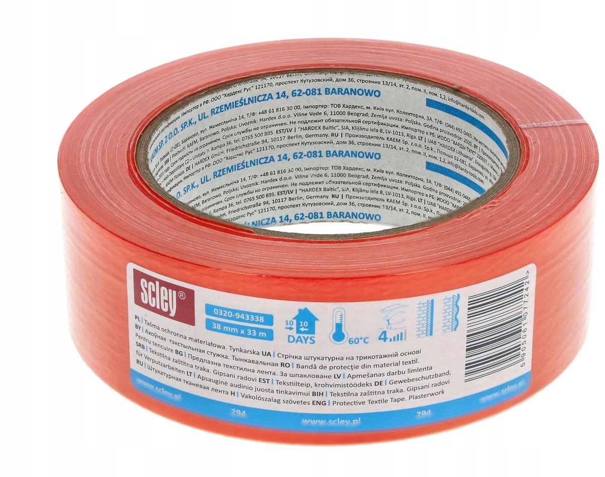 Scley 294 Afplakband 38mm x 33m - Voor Binnen & Buiten