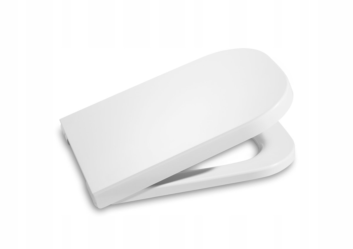 Merkloze Duroplast toiletbril, wit, 35 x 45,35 cm