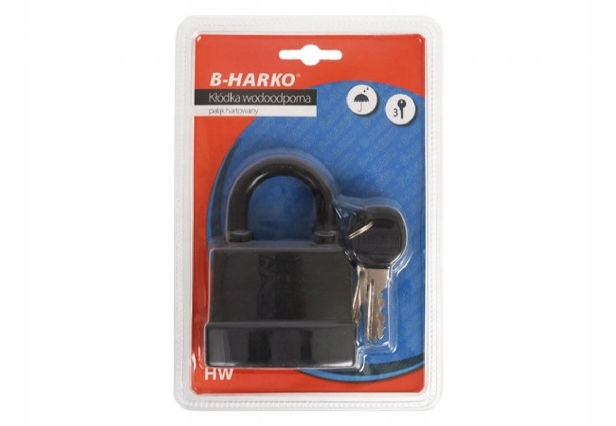 Waterdicht Hangslot 70mm met Behuizing - 3 Sleutels