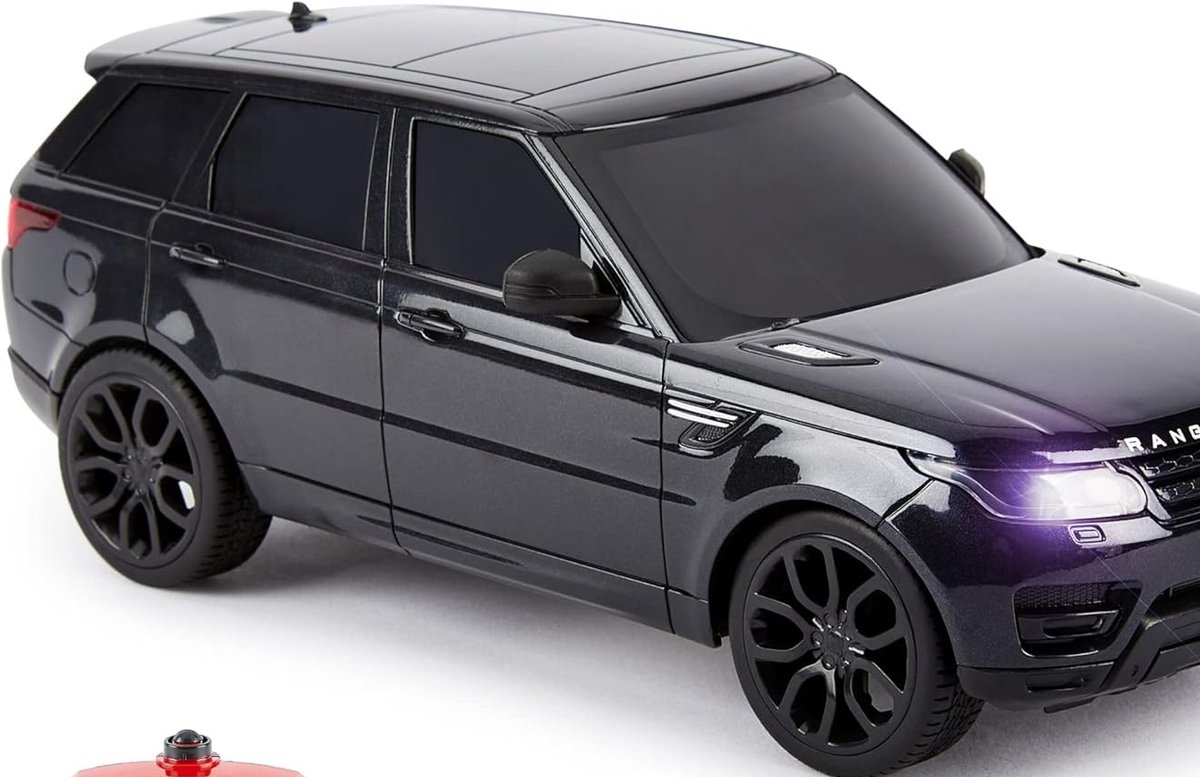 RC SUV Zwart 19cm - Afstandsbediening Auto met LED Verlichting