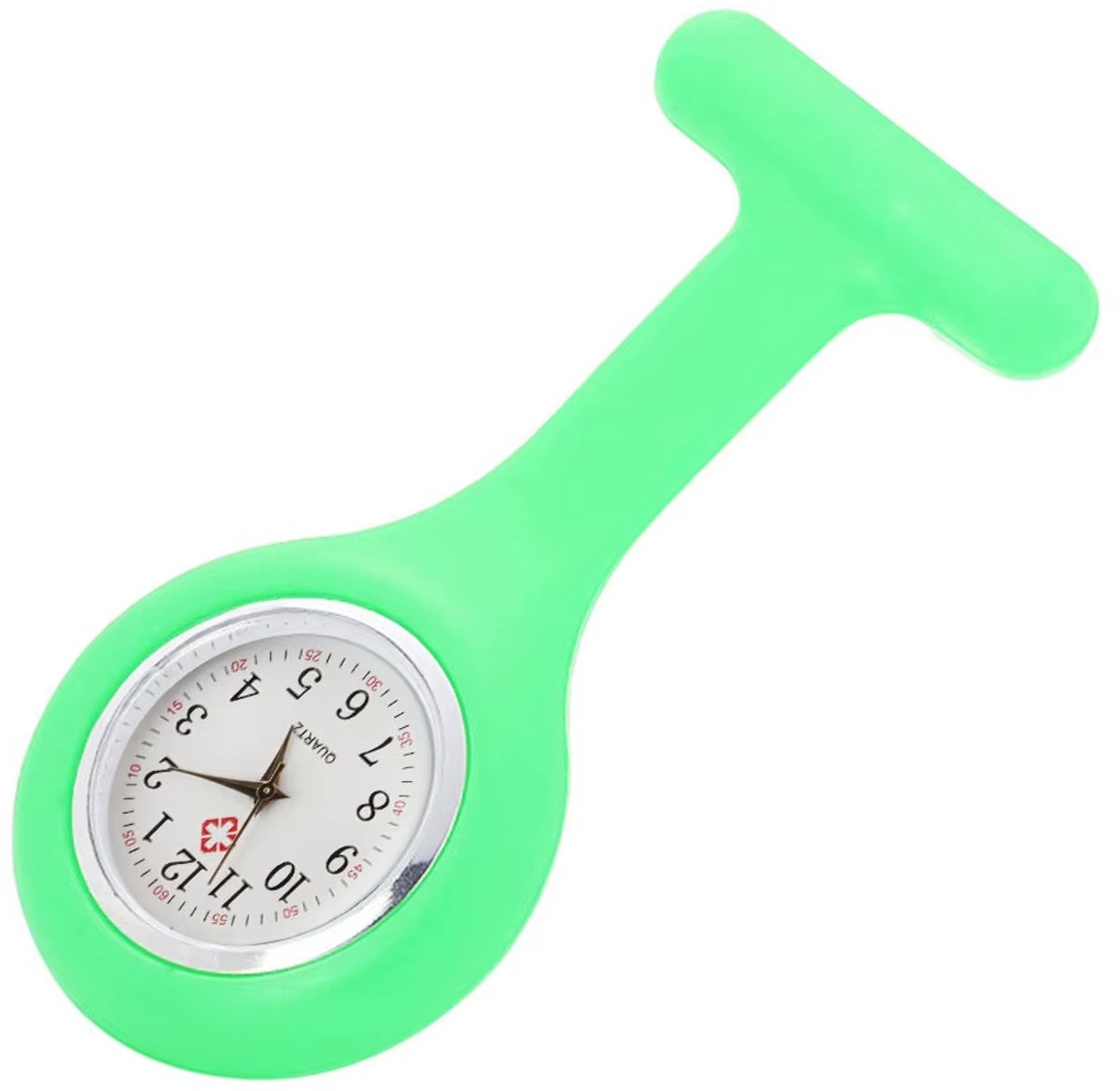 POWERZ® Verpleegster horloge, zuster horloge, siliconen groen