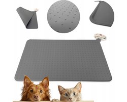 Antislip Siliconen Mat voor Honden- en Kattenbakken - Waterdicht 48cm