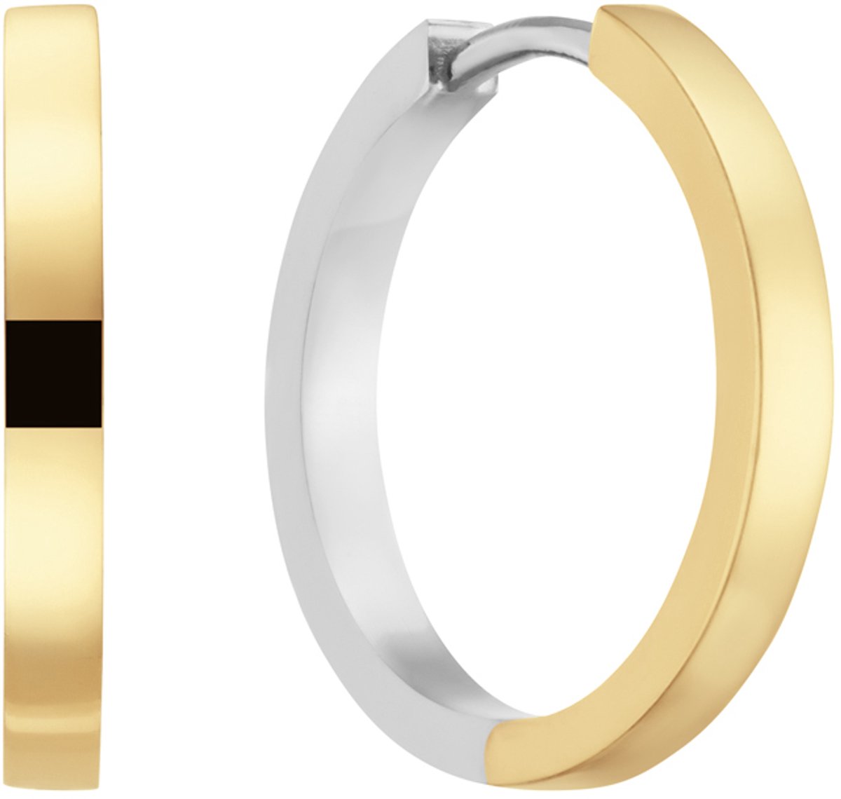 Glow 107.2515.15 Dames Oorbellen - Oorringen - Sieraad - Zilver - 925 Zilver - 15 mm lang