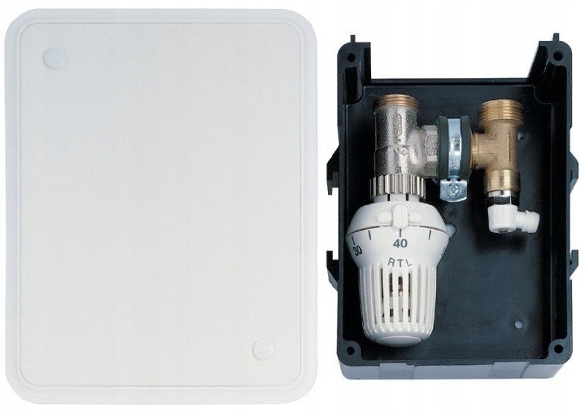 Honeywell T6102AUB15 Hoek Thermostatische Set voor Vloerverwarming