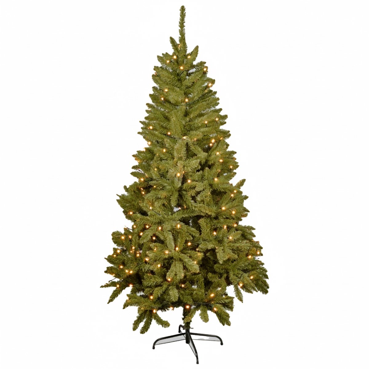 Alora Kerstboom Green Glory 220 cm inclusief Verlichting - Kerstverlichting 30m - Kunstkerstboom - Kerstboom voor binnen - Groene kerstboom - Gemakkelijk op te zetten