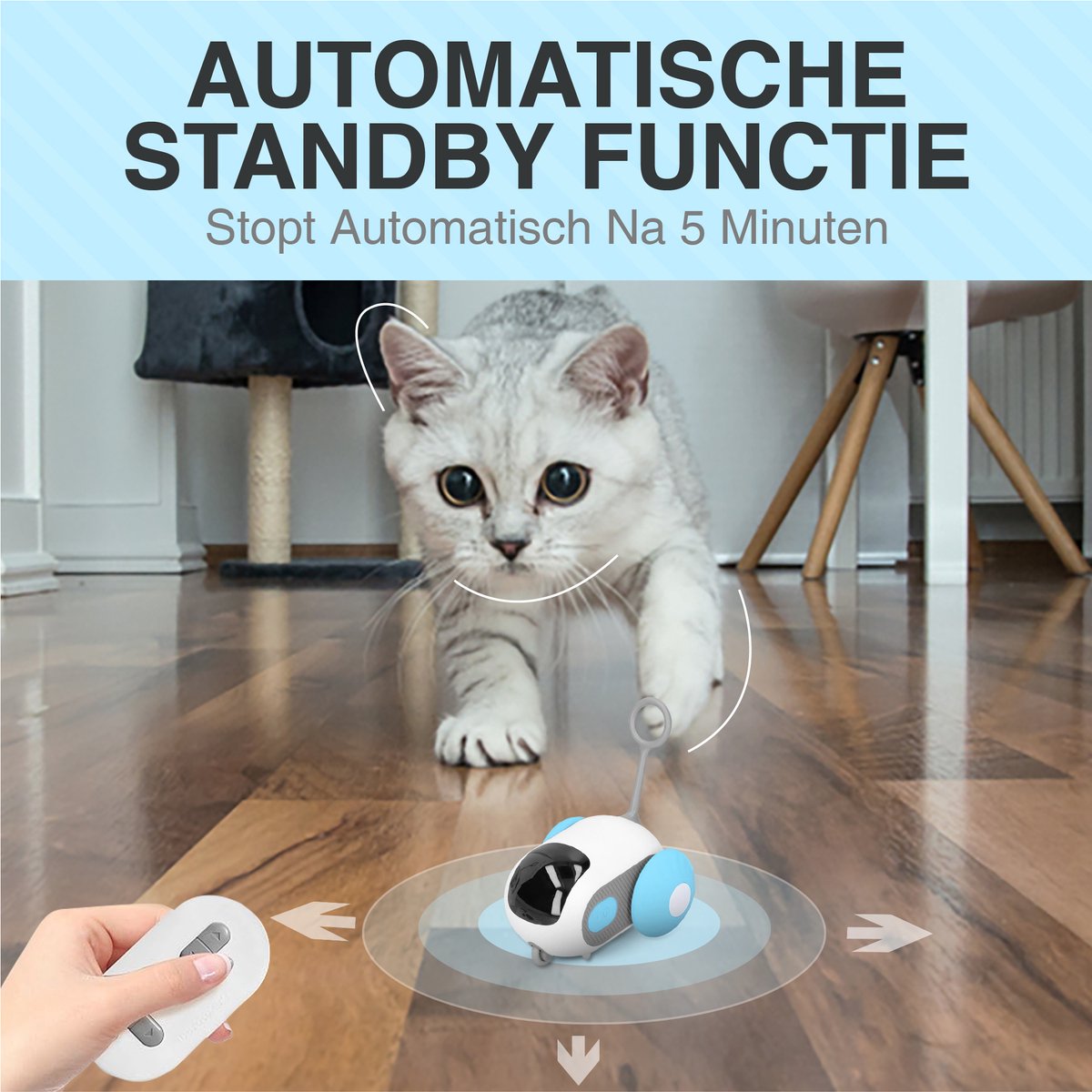 LG ZoeZo Elektrisch Interactief Kattenspeeltje thumbnail 6