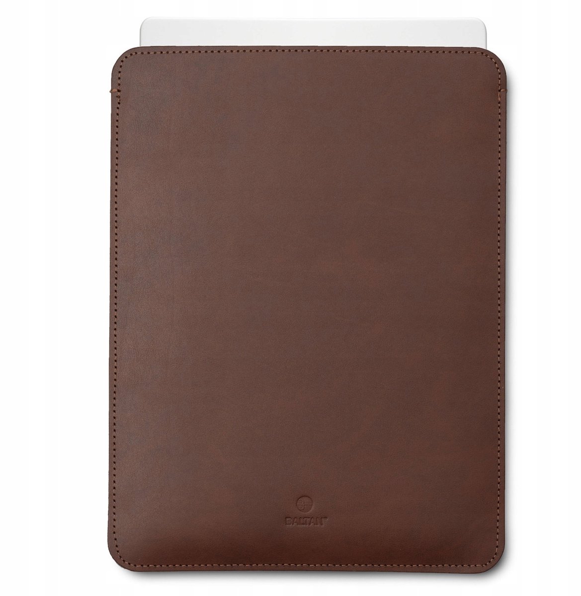 Baltan Sleeve Luxe Leren Hoes voor MacBook Air 13 M2 - Bruin