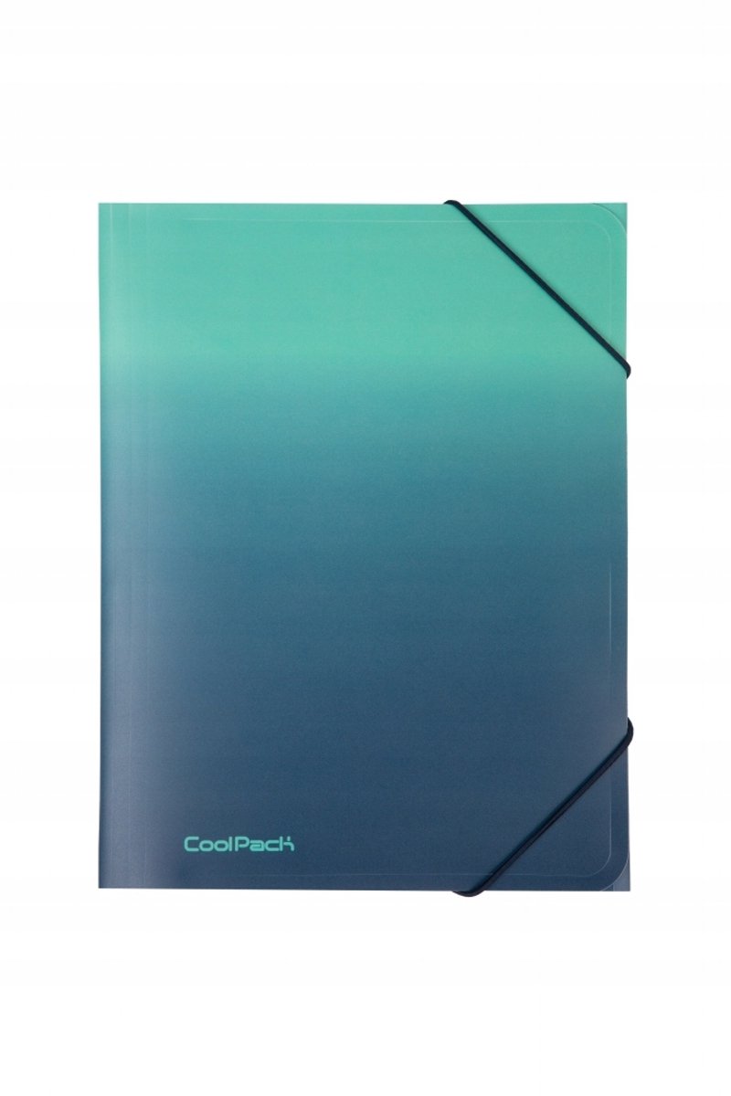 CoolPack A4 Kaart met Elastiek - Gradient Blue Lagoon