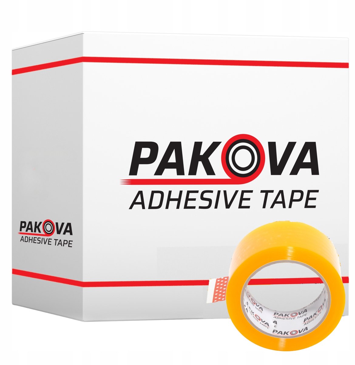 Pakova PRO Honingverpakkingstape 48 mm x 90 m - 36 rollen