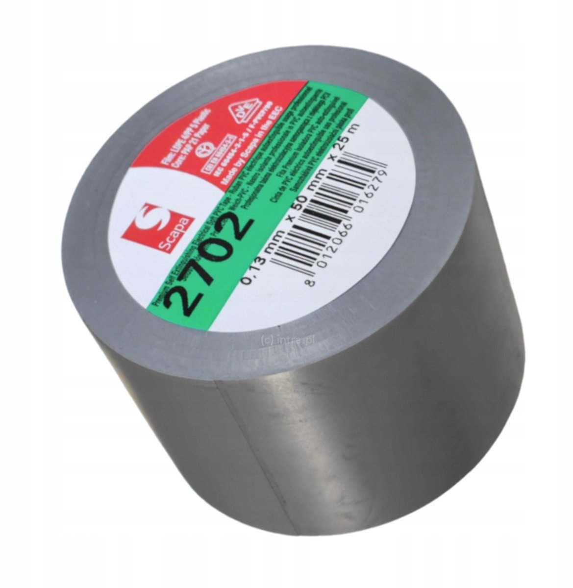 Scapa 2702 PVC Isolatietape 50mm x 25m Grijs - Zelfdovend