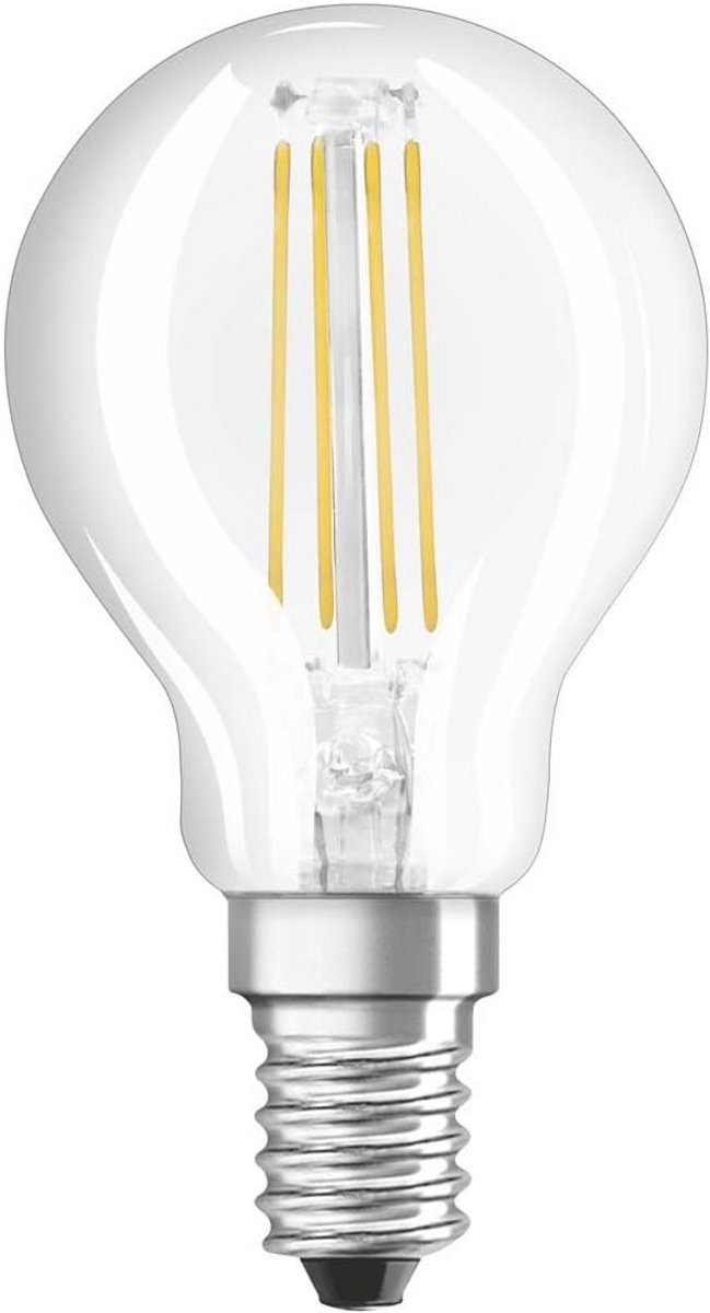 LED Lamp E14 Kleine Fitting Warm Wit 2700K 4W Helder Dimbare Kogelvormige Bollamp