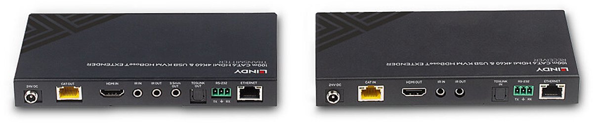Lindy 38343 KVM-extender Zender en ontvanger