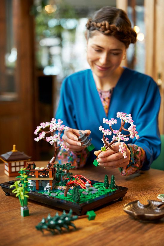 LEGO Icons Rustgevende tuin Botanisch Mindfulness Bouwpakket voor