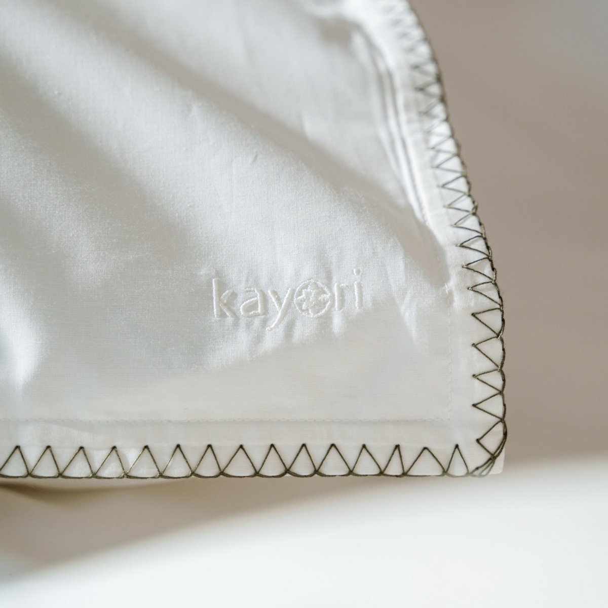 kayori Niki Dekbedovertrek Katoenperkal - 200x200-220 + 2 slopen - Tweepersoons - Egyptisch Perkal 300TC - Wit
