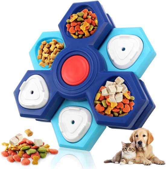 Hondenlikspeeltje, Likmat, Lick Bowl, Likbal met Geïntegreerde Rolbal
