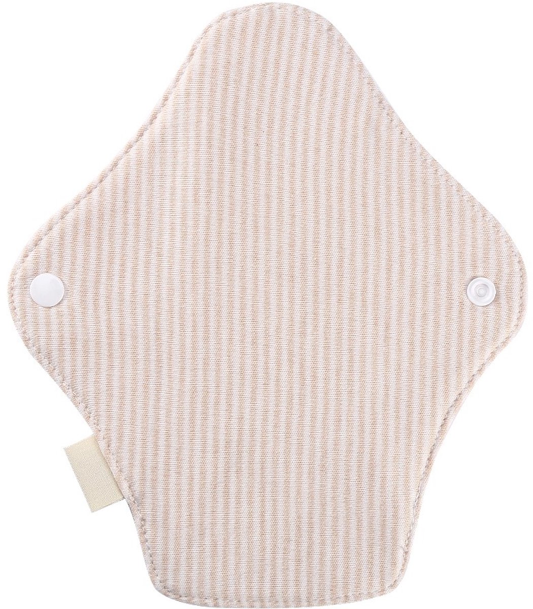 7,5 x 2,6 inch herbruikbare dames maandverband wasbare inlegkruisjes stoffen maandverband