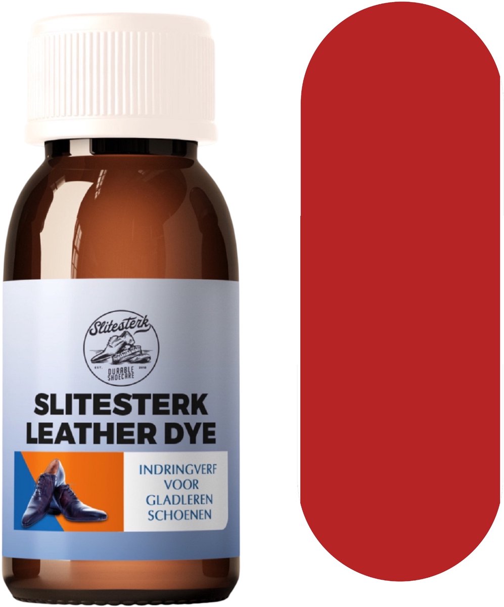 SCHOENSPECIALIST indringverf voor gladleren schoenen en laarzen - ROOD - 100ml