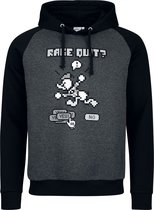 Pull à capuche Mickey Mouse Donald Duck - Rage Quit pour homme - Anthracite/Noir - L