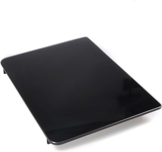 Zwarte universele muurbeugel met zwarte notebook netbook Laptop Tablet