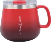 Thermische mok 473ml (16oz)-95% gerecycled roestvrij staal - Royal Red 'Chubby Mug 16'