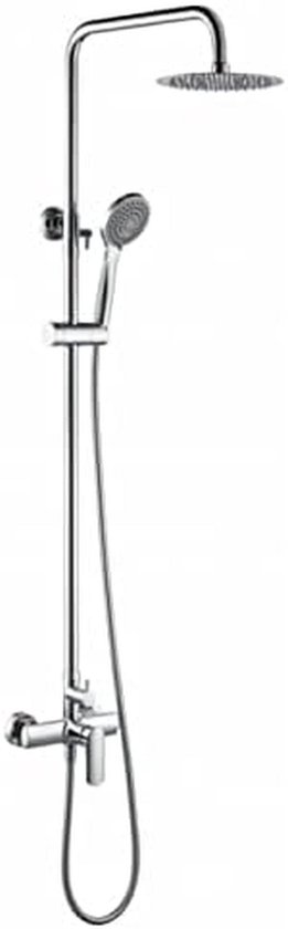 Auralum Douchestang met douchekop, douchesysteem met roestvrijstalen stang 70 cm, douche (3 straalsoorten), pvc-slang 150 cm en houder, complete doucheset Auralum Douchestang met douchekop, douchesysteem met roestvrijstalen stang 70 cm, douche (3 straalsoorten), pvc-slang 150 cm en houder, complete doucheset