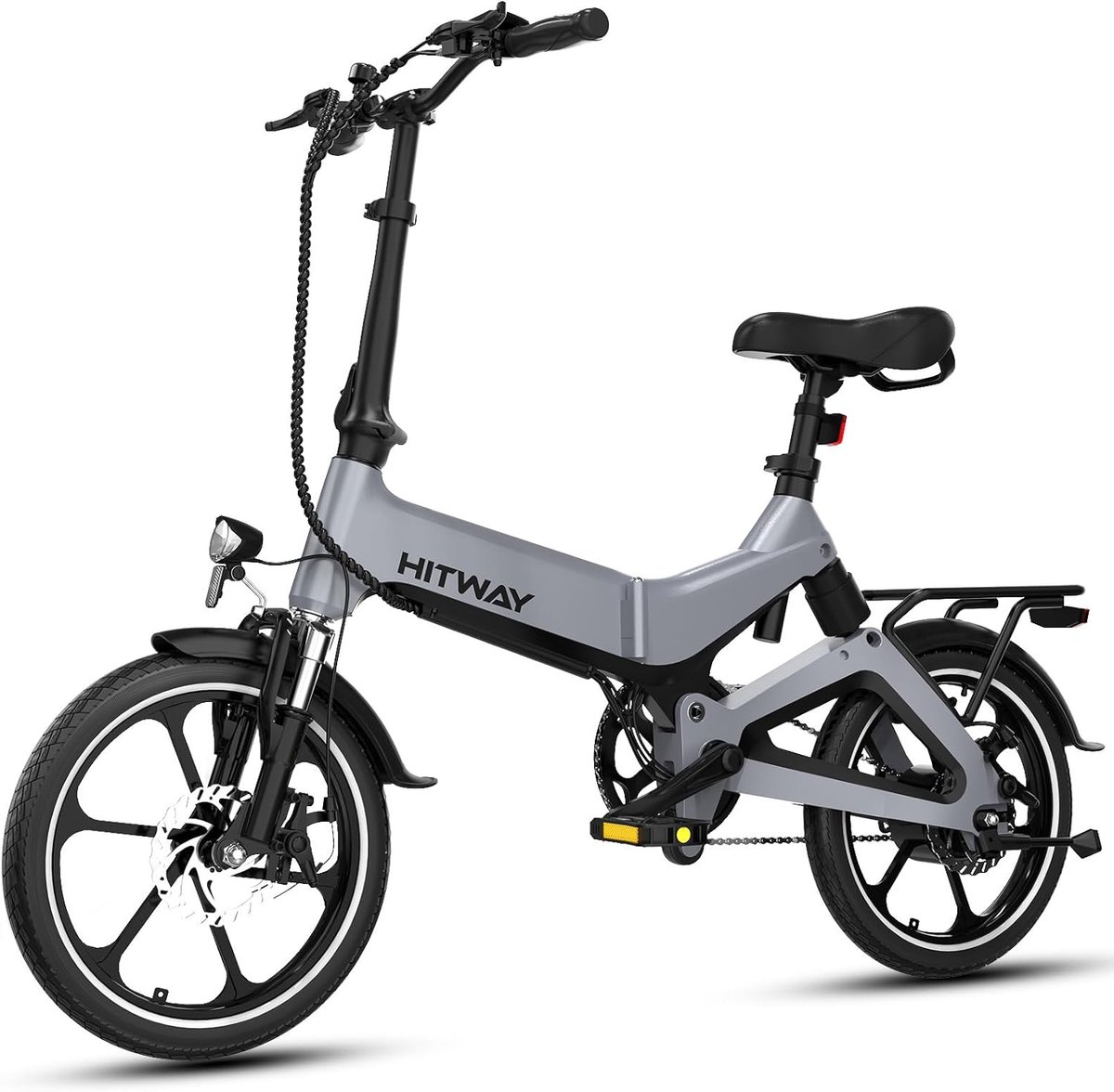 Hitway Elektrische Fiets BK31 - 28 Inch City Commuter EBike met Afneembare 36V 13Ah Lithium Batterij - Damesfiets - E-Bike met 250W Motor - 7 Versnellingen - IP54 Waterdicht