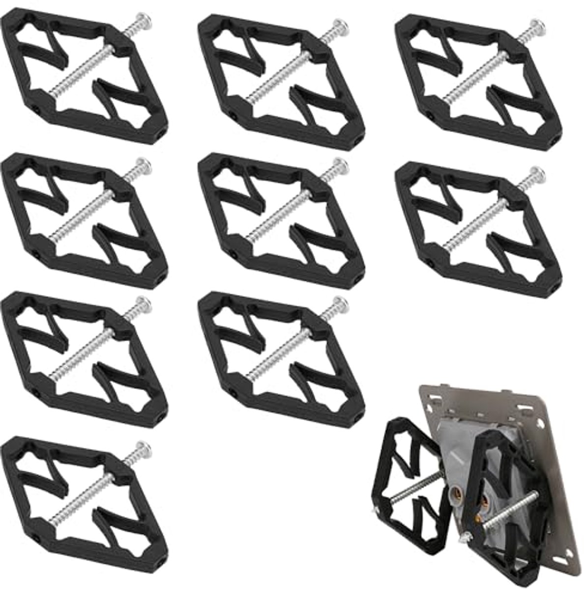 10 stuks 118 type schakelkast reparatiestang ondersteuning accessoires voor elektriciens, wandmontagebox reparatiegereedschap